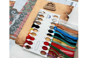 Набір для вишивання нитками "Мапа України" VCB_002, 48х36 см